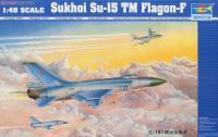 Maketa letala Trumpeter 02811 Su-15TM Flagon F v merilu 1/48