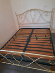 Kovinski posteljni okvir s kovinskim posteljnim dnom 200x160