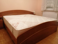 Postelja z vzmetnico Swiss+bed (trdo) 180x200 cm