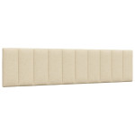 vidaXL Blazina za vzglavje Hanko krem 200 cm blago