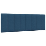 vidaXL Blazina za vzglavje Hanko modra 140 cm blago