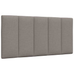 vidaXL Blazina za vzglavje Hanko taupe 100 cm blago