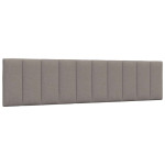 vidaXL Blazina za vzglavje Hanko taupe 200 cm blago