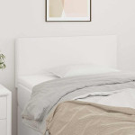 vidaXL Posteljno vzglavje belo 90x5x78/88 cm umetno usnje