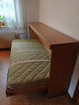 Brezhibna zložljiva postelja / omara (dodatno / rezervno ležišče)