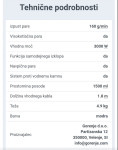 NOV SUPREME PARNI LIKALNIK GORENJE SGD3000BBK