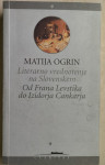 Literarno vrednotenje na Slovenskem / Matija Ogrin, 2002