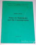 NOTES ON SHAKESPEARE AND HIS CONTEMPORARIES –Mirko Jurak
