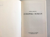 Pirjevec, Dušan: Evropski roman (1976)