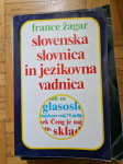 Slovenska slovnica in jezikovna vadnica - France Žagar