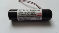 GP zaščitena 18650 Li-ION baterija 2400mAh kapacitete, model NTA3460-4