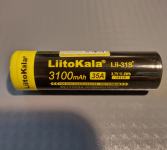 Li-ion baterija 18650 LiitoKala Lii-31S+, 3,7V 3100mAh 35A nova