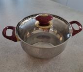 Lonec 20 cm, višina 10 cm, s pokrovom