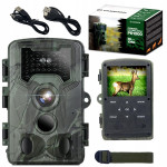 Brezžična prenosna lovska kamera LCD 36Mpx FULL HD