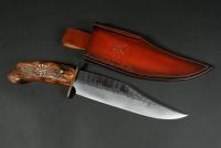 bowie lovski nož ročno kovan 38 cm