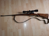 enostrelna puška Mauser 22 WMR z optiko