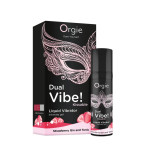 STIMULACIJSKI GEL Orgie Dual Vibe! Strawberry Gin & Tonic - vzburjenje