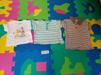 Majčke, majice s kratkimi rokavi velikosti št. 50 (2,5 eur po kom)