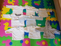 Majčke, majice z dolgimi rokavi velikosti št. 50 (2,5 eur po kom)