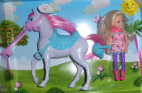 Barbie Chelsea s ponijem - konjem