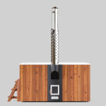 Polar Spa ELITE QUATTRO 200 – Luksuzna masažna kad na drva (HOT TUB)