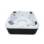 Zunanji jacuzzi TIROL - Beli marmor 210x210x80 cm