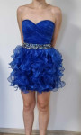 Sherri Hill maturantska obleka velikost 38, barva modra