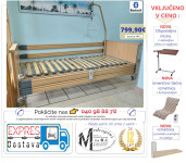 Električna negovalna postelja - Dali (ᛒt) + komplet nove opreme