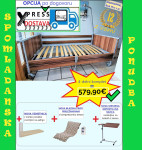 Električna negovalna postelja Domiflex Havanna + komplet opreme