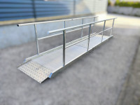 Klančnina za invalidski voziček, z ograjo - Lehmann (4M)