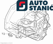 Menjalnik VOLVO V70 | OEM: 36051127 (D4162T)