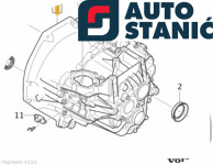 Menjalnik VOLVO V70 | OEM: 36051127 (D4162T)