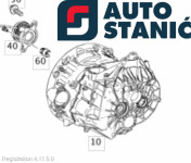 Menjalnik MB A_KLASS (W176) | OEM: A2463605501