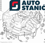 Menjalnik VOLVO V60 | OEM: 36001863 (D5204T3)