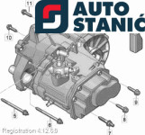 Menjalnik VW GOLF, E_GOLF VII (SEE) | OEM: 0AJ300042R (CHZC)
