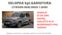 SKLOPKA GARNITURA CITROEN  BERLINGO 1.6HDI