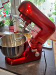 Kuhinjski mešalnik KLARSTEIN, kot NOV, rdeč, 5l, 6 hitrosti + P, 1200W