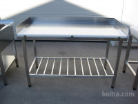 INOX MESARSKI PULT Z DESKO