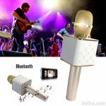 Mikrofon brezžični BLUETOOTH karaoke petje MP3 zvočnik Božično DARILO