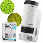 Prenosni LED+UV izobraževalni mikroskop 200x