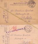 1. VOJNA - IR 14/16 - PISMA - DOPISNICE, 1915/17