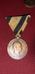AO MEDALJA FRANC JOSEF  DECEMBER 1873 Z TRAKCEM