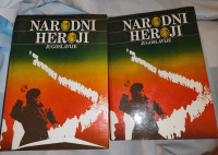 Dve knjigi NARODNI HEROJI JUGOSLAVIJE