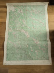 Kočevje, službena karta JNA 1:50 000