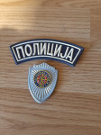 LOT dveh gumiranih našitkov