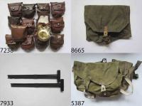 mazalec za puško, torba in ramrod za DP-27, torba za granate ZSSR