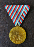 Medalja Srbsko-Turške 1.balkanske vojne 1912 OSVEĆENO KOSOVO Huguenin