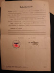 Nacistični dokument iz Kranja