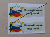 NALEPKA SLOVENSKI VOJAK - MOJ JUNAK