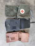 Oficirski vojaški torbici in torbica prve pomoči